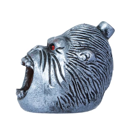 Aztec Death Whistle, Up To125+ Decibels Loud Real Screaming Silbato Azteca Death Whistles Loudest Authentic Human Ehecachichtli Sounding Screams Aztec War Whistle Halloween Costumes Gift (Silver)