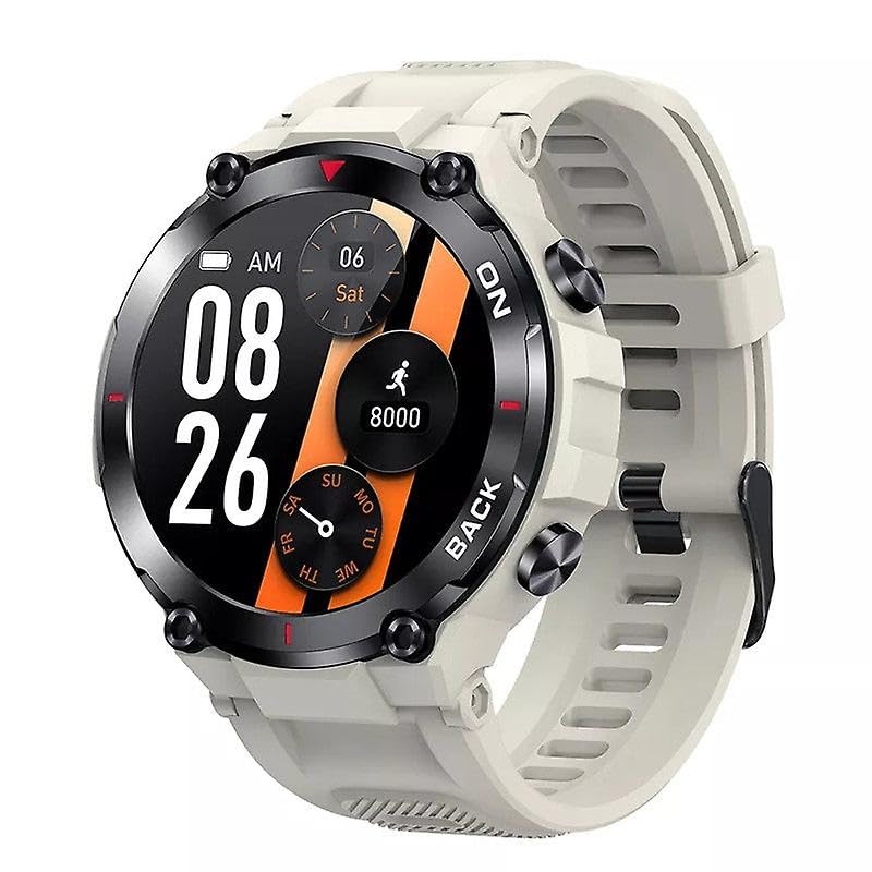 K37 Uomini Smart Watch Navigazione GPS Sport Fitness Tracker 480mah Grande Batteria Cardiofrequenzimetro IP68 Impermeabile Smartwatch