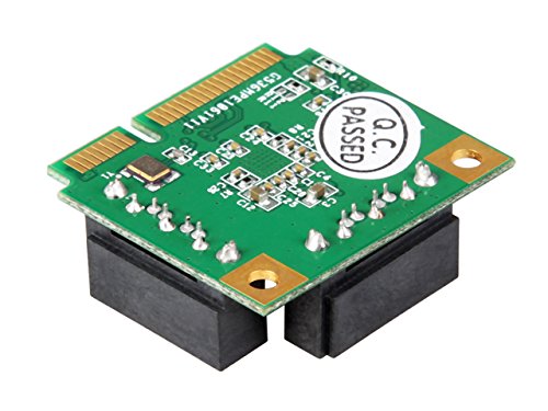 RAID 2 porty SATA 3.0 Mini PCIe Controller Card Mini PCI-e do Dual SATA III 6 GB konwerter + RAID0 RAID1 JOBD Bracket