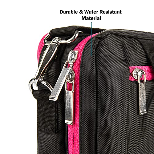 Mochila convertible para laptop 16 pulgadas magenta miniatura 3