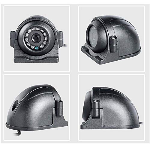 Image of AHD 1080P Vehicle Side View Camera,4 Pin 12 LED IR Night Vision Car Backup Rear View Mirror Camera for RV Bus Semi Box Truck 5th Wheel Camper Pickup Boat Tractor 12V /24V