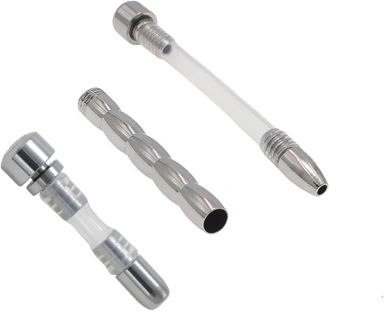 3 Pcs Urethra Trainer Set Chastity Lock Accessories Chastity Device Sex Toy Sound Urethral Plug Urethral Toy Urethral Masturbation Stick Catheter Sound Penis Plug Male Urethra Stimulation