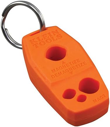 Desmagnetizador/magnetizador Klein Tools MAG2 para puntas y puntas de destornillador, hace que las herramientas sean magnéticas, mejoras para el hogar, imán de tierras raras