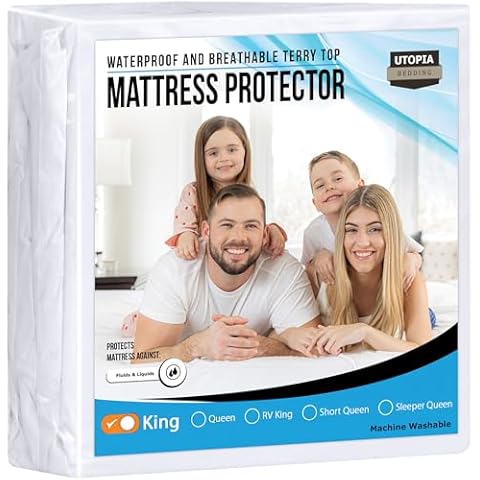 Utopia Bedding Waterproof Mattress Protector King Size Cover