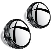 2Pcs Car Blind Spot Mirrors for BYD Dolphin/Atto 3 2025 2026, Side Auxiliary Mirrors, Vehicle Rearview Mirror Suction Cup Style Small Round Mirror
