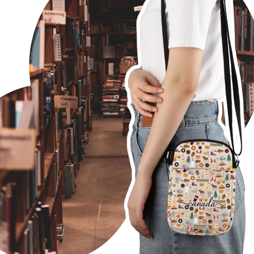 VAMSII Canada Travel Crossbody Bag Canada Souvenir Gifts Canada Travel Merchandise Gift4