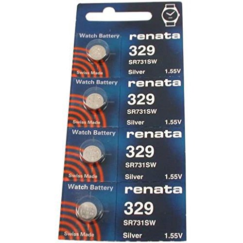 #329 Renata Watch Batteries 4Pcs