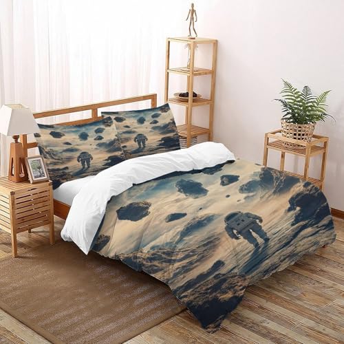 Parure de lit starry sky en microfibre supérieure avec fermeture éclair invisible - 2