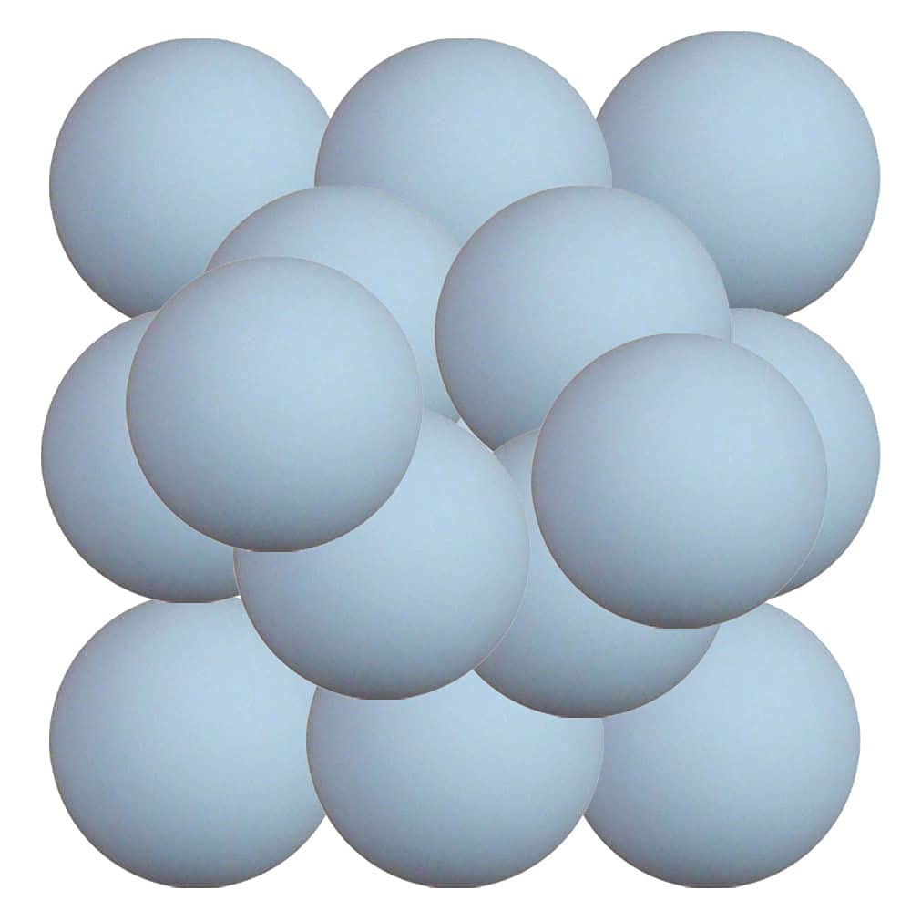 Manuel Gil Bola Futbolin Superdura Blanco Brillo 36g Gramos 34mm 15 Unidades