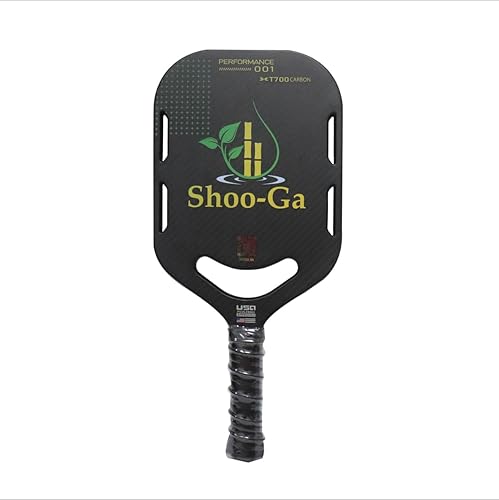 Miniatura 2 de Paletas aerodinámicas de fibra de carbono para pickleball (juego de 2) con superficie esmerilada ProSpin+ Nextgen y núcleo de polímero de panal