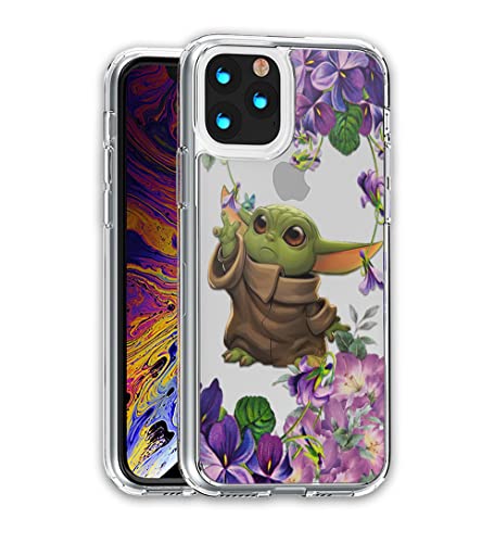 Cute Star-Wars Characters Darth Vader Stormtrooper Pattern Hybrid Slim Case Compatible With Iphone 14 Pro 6.1In Anti-Yellowish Shockproof Back With Flexible Edges Sw15 (The Child) #TOP11