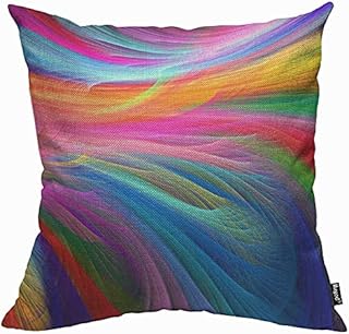 Mugod Modern Vintage French Cafe Cushion Cover Throw Pillow Covers Abstract Advertising Pattern Pillow Case for Men Women Decorative Home Sofa Chair Couch 45x45cm/18x18 Inch