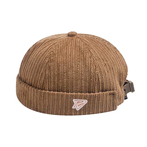Image of jerague Beanie Hat for Men Women Brimless Cuffed Hat Skullcap Watch Cap Adjustable