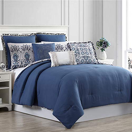 Amrapur Overseas Kira 8-Piece Embellished Comforter Set King/California King #TOP3