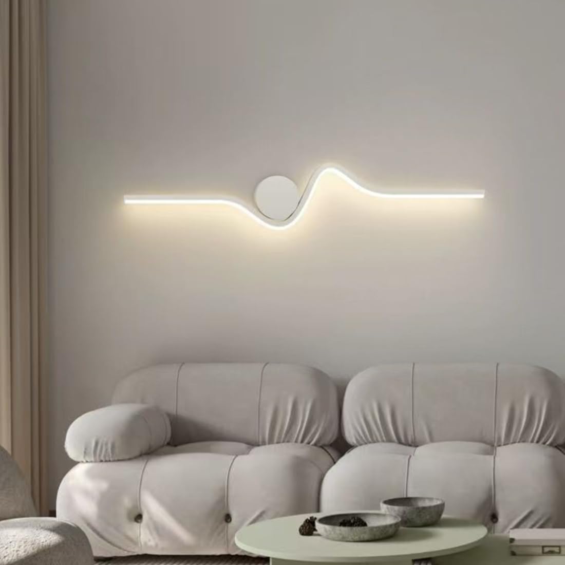 Moderna lampada da parete per interni o corridoio, a LED, dimmerabile, 3