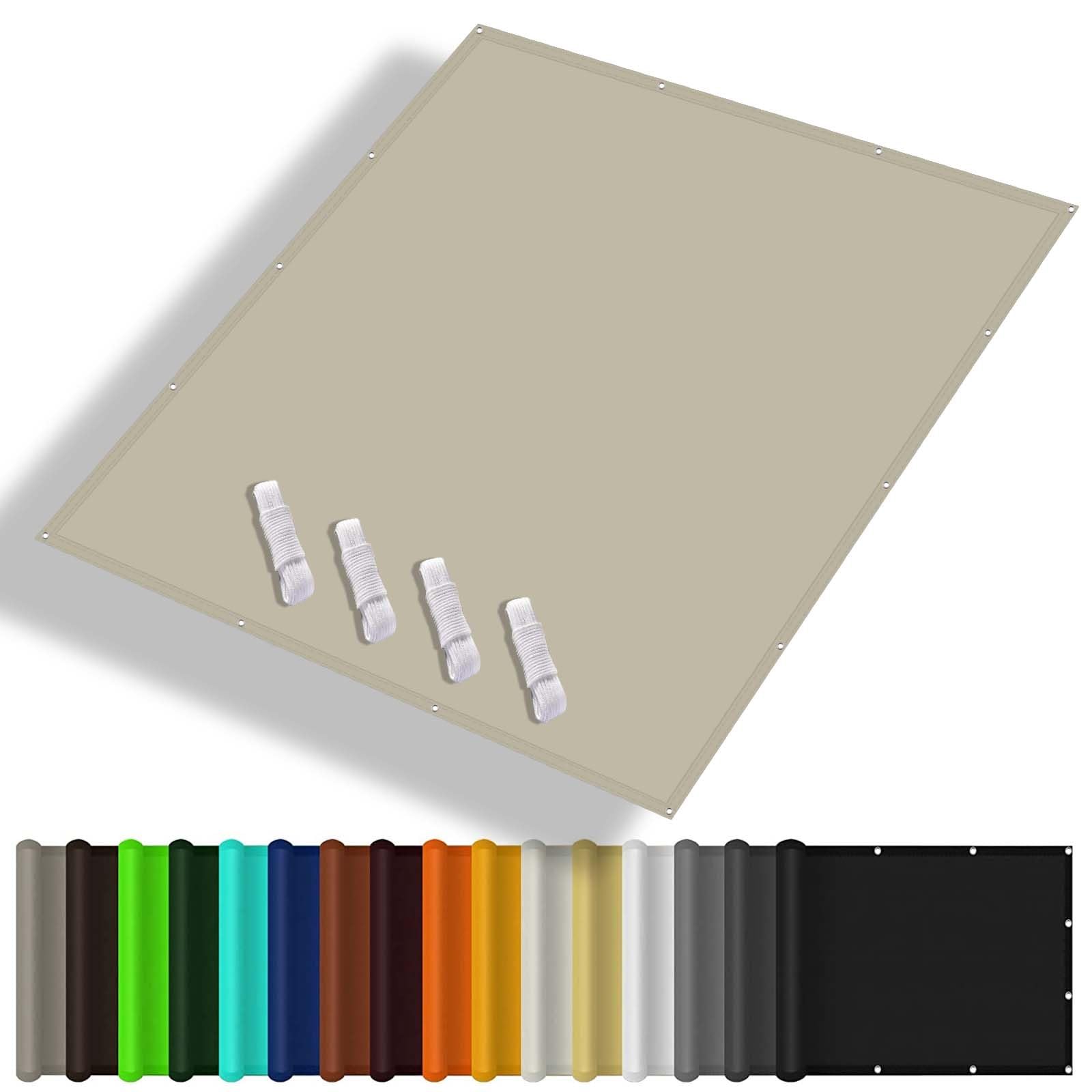 Filet d'ombrage terrasse imperméable anti-UV 98% pour une protection totale