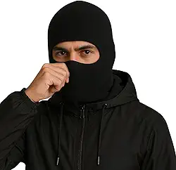Touca Ninja Balaclava térmica Unissex Com Forro Peluciado Proteção Uv