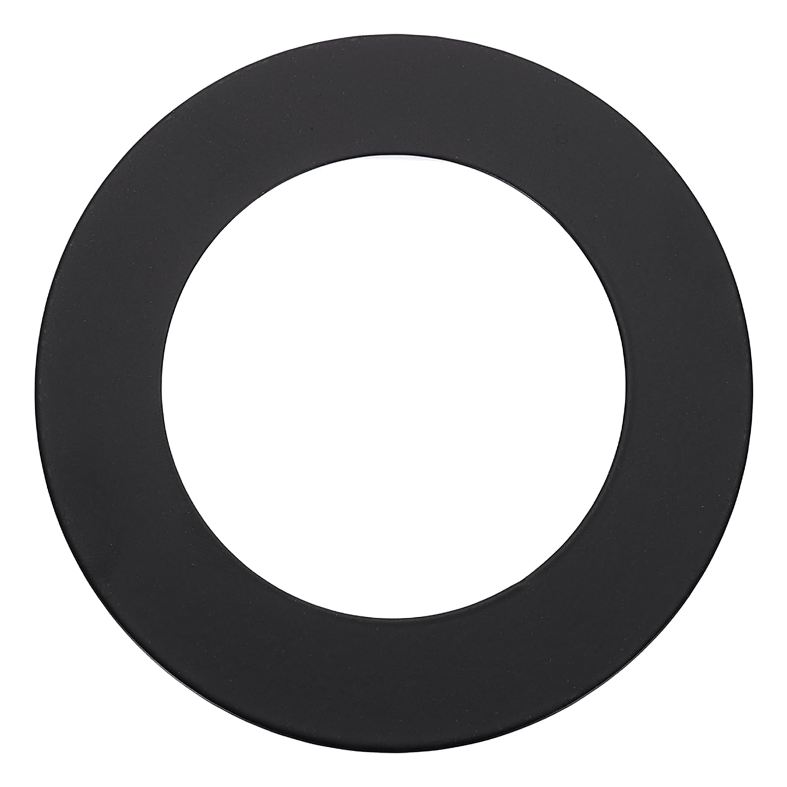 sourcing map Goof Rings for 3" Recessed Lights, 3.2" ID 4.9" OD Steel Flat Goof Trim Ring Can Light Cover Plate Flush Mount Can Converter for Ceiling Wall Hole Decorative, Matte Black