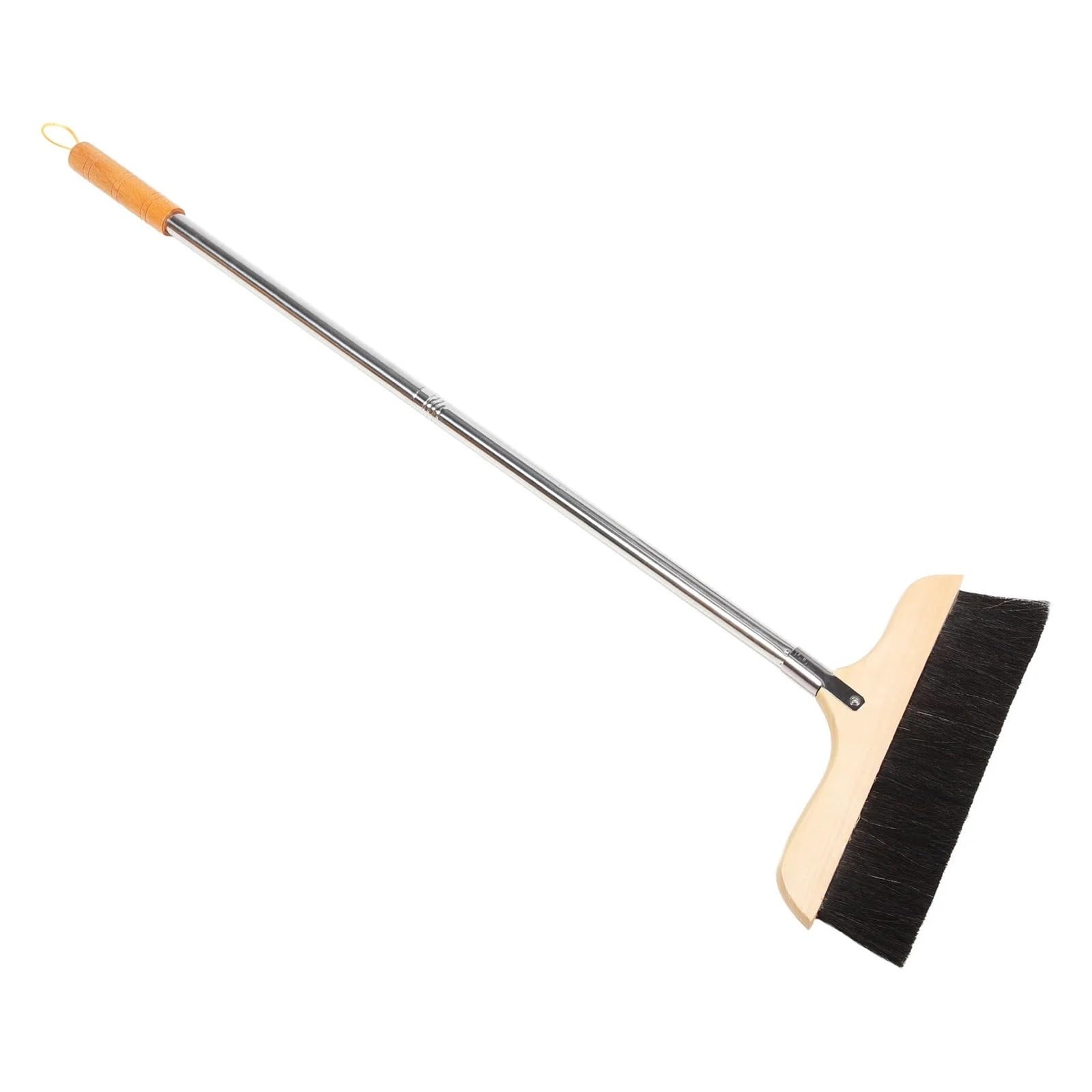 Hair Broom Soft Bristle Household Floor Long Handle Sweeper for Hardwood