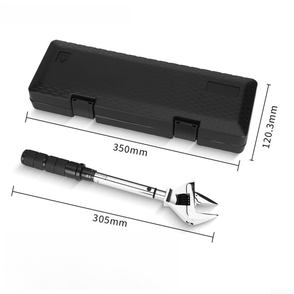 Chiave dinamometrica regolabile 4 in 1, acciaio al cromo vanadio, meccanismo a cricchetto, gamma di coppia 19 110 NM, impugnatura ergonomica antiscivolo, funzionamento sicuro