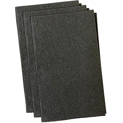 Premium Juego de 5 filtri de protección del motor universales | se puede cortar | color: negro | dimensiones: 250 x 200 x 4 mm | filtro de motor - filtro para aspiradora