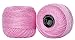 LE PAON 1000yard Premium pearl cotton Crochet thread in balls Friendship Bracelets Floss string Crafts Floss Parent-child interaction knitting needlework size8,50g,2 light pink balls (Color no:605