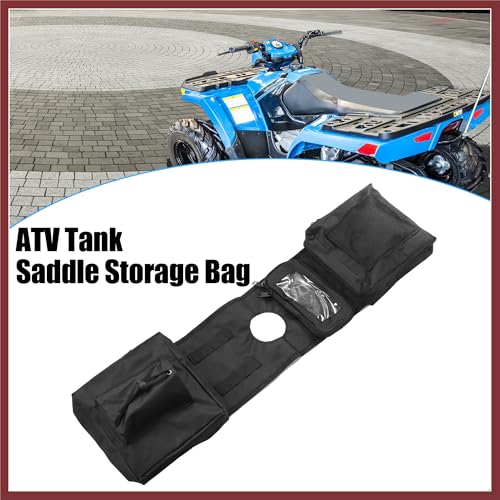 Bolsa Alforja para ATV UTV 31x8x3 cm Negra 600D Oxford miniatura 2