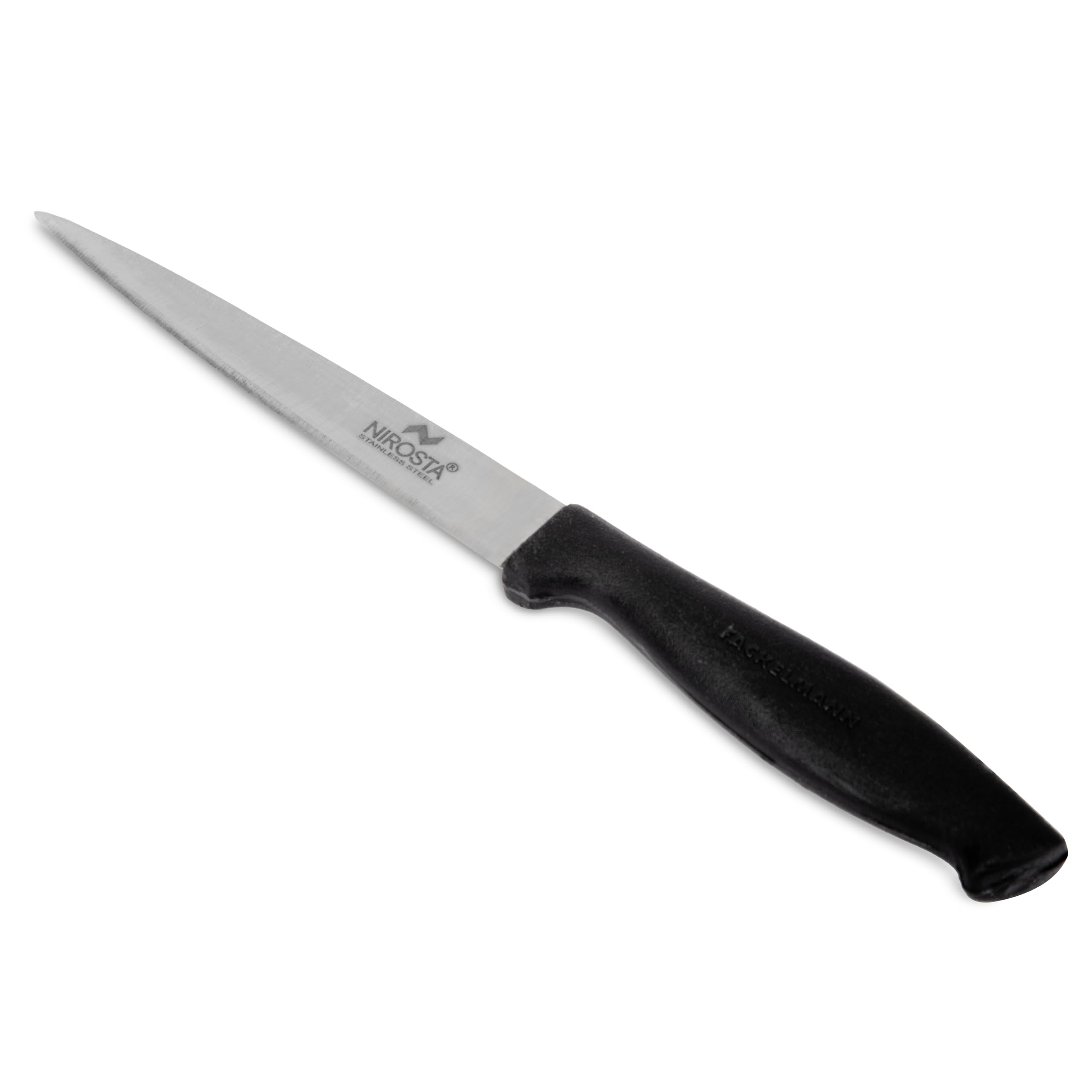 Nirosta Stainless Steel Alpha All Purpose Knife, Black