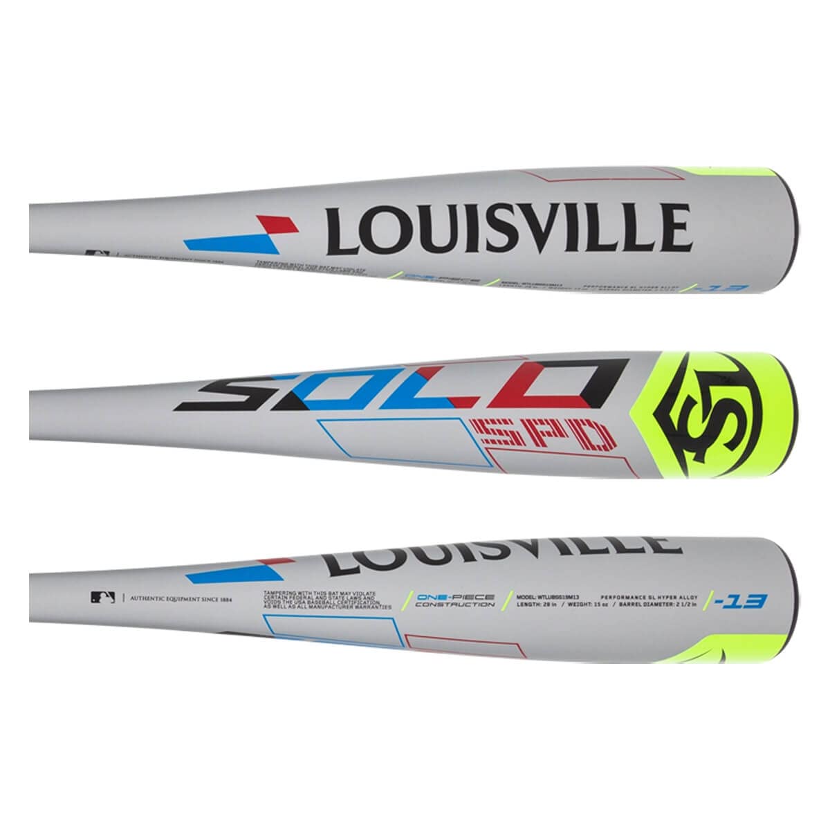 Amazon.com : Louisville Slugger 2019 Solo SPD (-13) 2 1/2