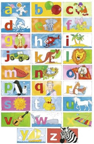 Posterjacks HUGE LAMINATED/ENCAPSULATED Abc - Cartoon POSTER Educational Abc - New measures 36 x 24 inches (91.5 x 61cm)