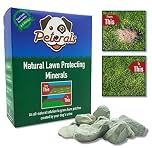 Peterals 600 Grams - Natural Mineral Rocks to Prevent Lawn Grass Burn Yellow Patches from Dog Urine …