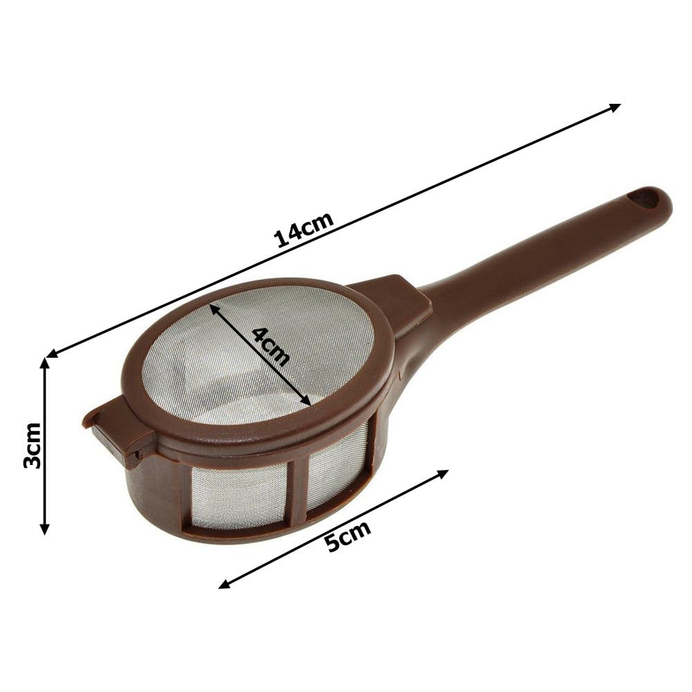 PARENCE.- Zaparzacz do herbaty i przypraw z ergonomicznym uchwytem - Mini sitko do ziół, kawa - Uniwersalny 14x4x3cm