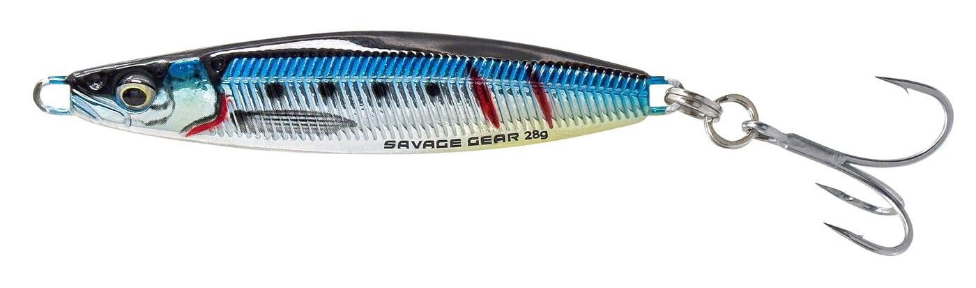 Savage Gear Psycho Sprat przynęta wędkarska z efektem kickingu, 28 g - 60 g, okoń morski, kierunkowskaz