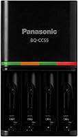 Vista 5 de Eneloop Panasonic BK-3HCCA4BA pro AA Baterías recargables precargadas Ni-MH de alta capacidad, paquete de 4, negro y batería recargable avanzada