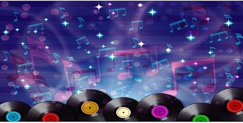 Miniatura 7 de Leyiyi Telón de fondo de fotografía de 10 x 8 pies, para fiesta de discoteca, baile, sala de baile, discoteca, carnaval, nota musical, duelo, 70,