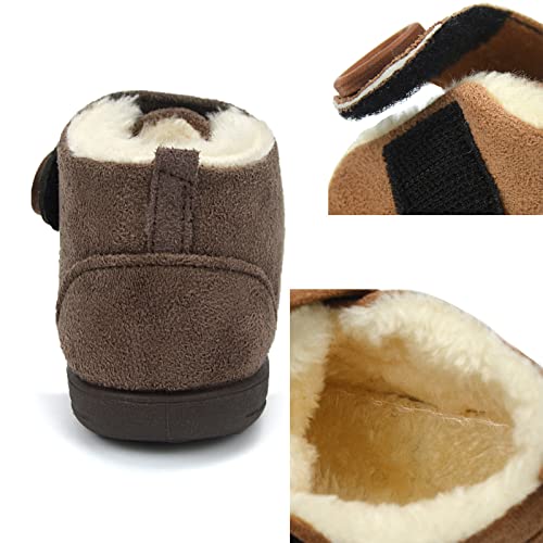 OAISNIT Baby Boy Girl Snow Boots Toddler Warm Winter Booties Anti-slip Lightweight Plush Outdoor Shoes for First Walkers 6 12 18 24 Months 5