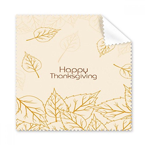Chiffon lunettes anti-traces Thanksgiving pour enlever la saleté de votre écran 5pcs