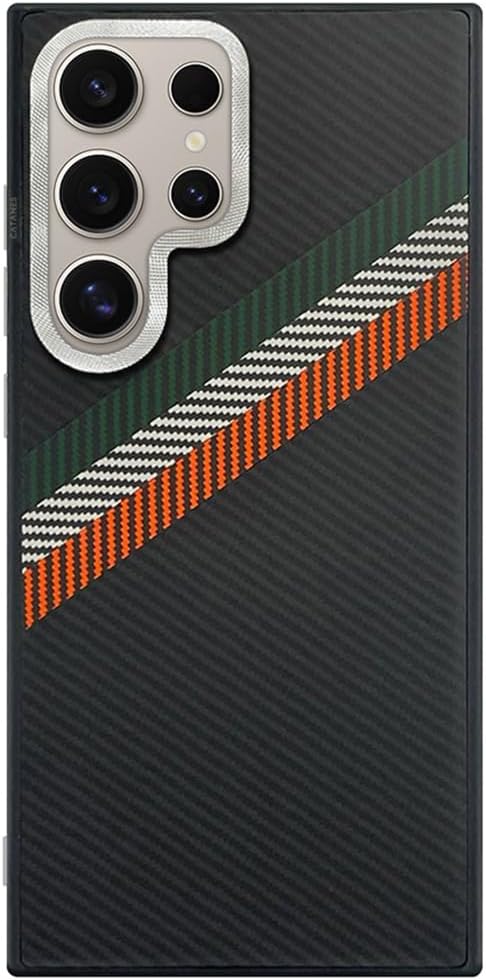 MARGOUN for Samsung Galaxy S24 Ultra Aramid Carbon Fiber Case (M)