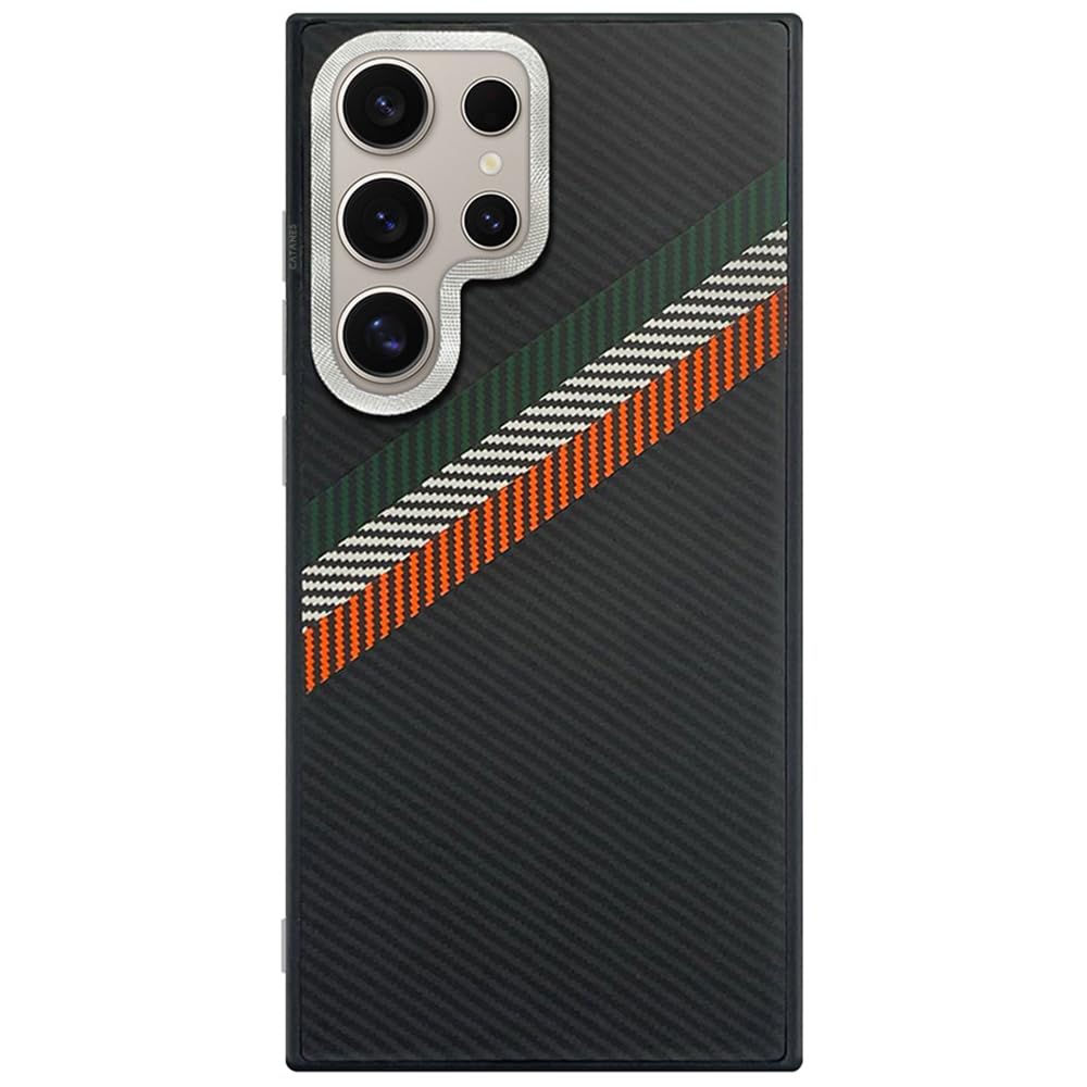 MARGOUN for Samsung Galaxy S24 Ultra Aramid Carbon Fiber Case (M)