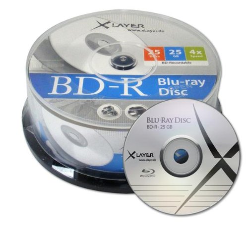 XLayer BD-R 25GB 25GB BD-R 25pieza Cover