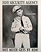 Griffith Fife Security Agency Tin Sign 13 x 16in