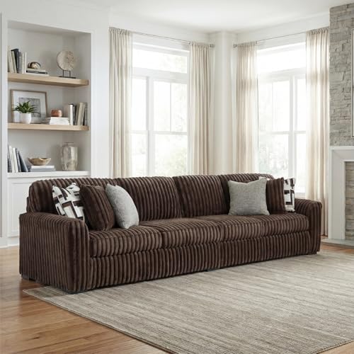 Image of Signature Design by Ashley Midnight-Madness Contemporary Symmetrical 2-Piece Sectional with Reversible Seat Cushion, Dark Brown