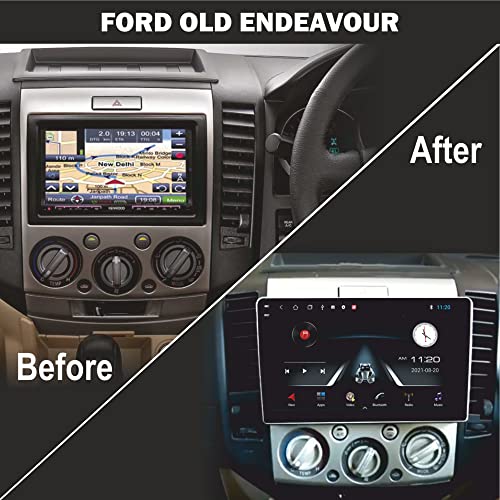 Image of 9 Inches Advanced Car Radio Receiver Android System for Ford Old Endeavour with 2GB /32GB RAM & ROM, Gorilla Glass /Full HD Display /WiFi /GPS /SWC and HD Parking Camera