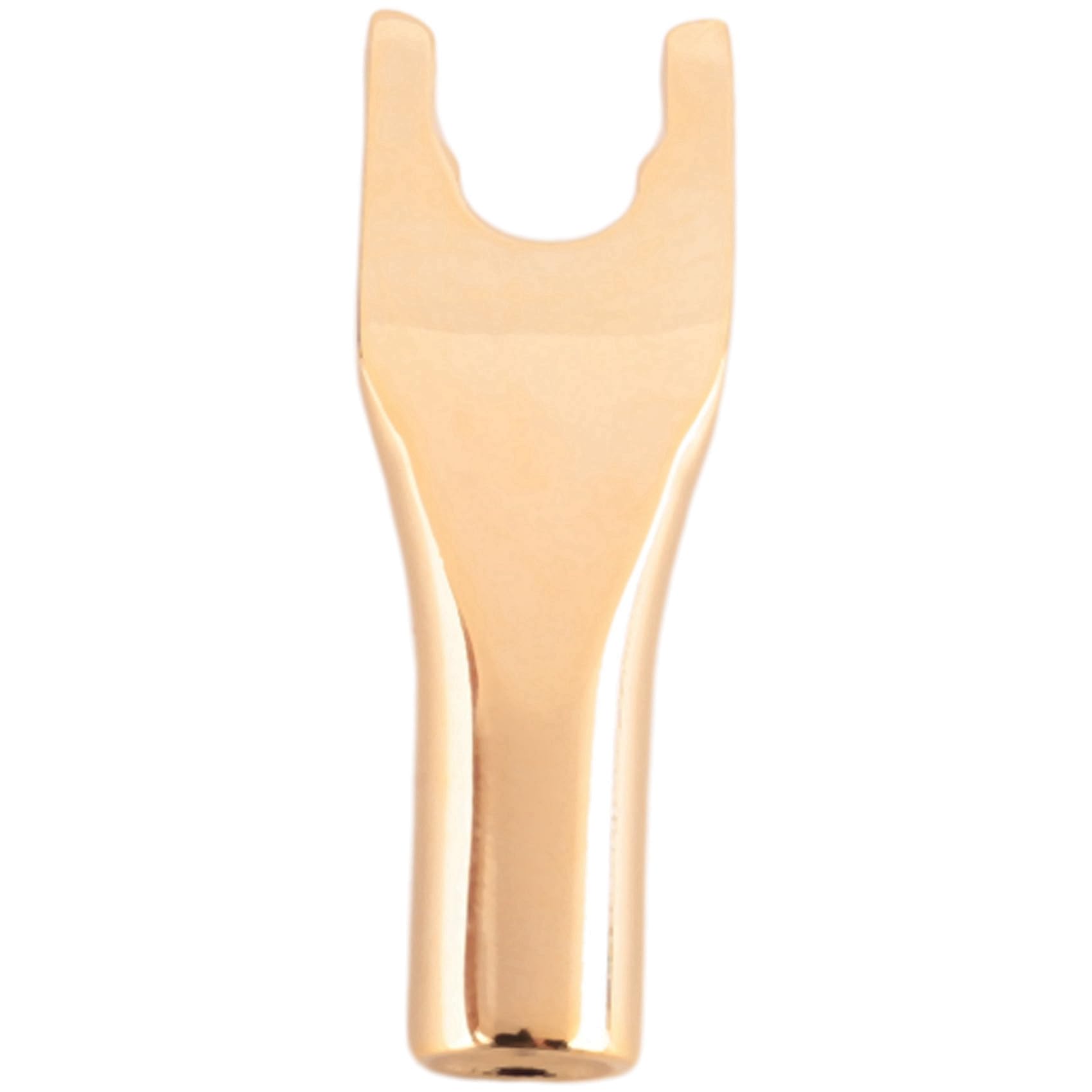 32 Pezzi HIFI Banana Y Spade Y Placcato Puro Rame Vite Forcella Altoparlante HiFi Connettori A Forcella-Rame