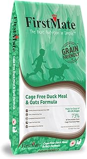FirstMate Grain Friendly Cage Free Duck & Oats Formula Dry Dog Food (25 Lb)