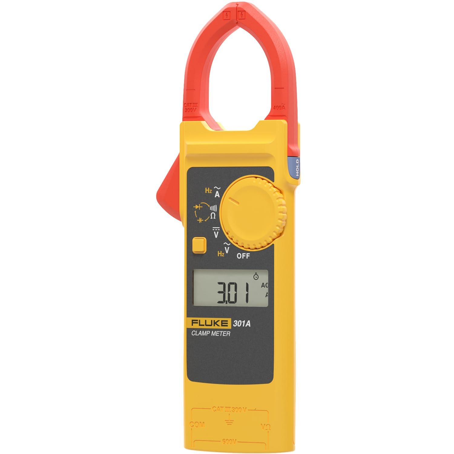 FLUKE 301A – 400A AC - SLIM & COMPACT CLAMP METER (without Test Leads)-image-39