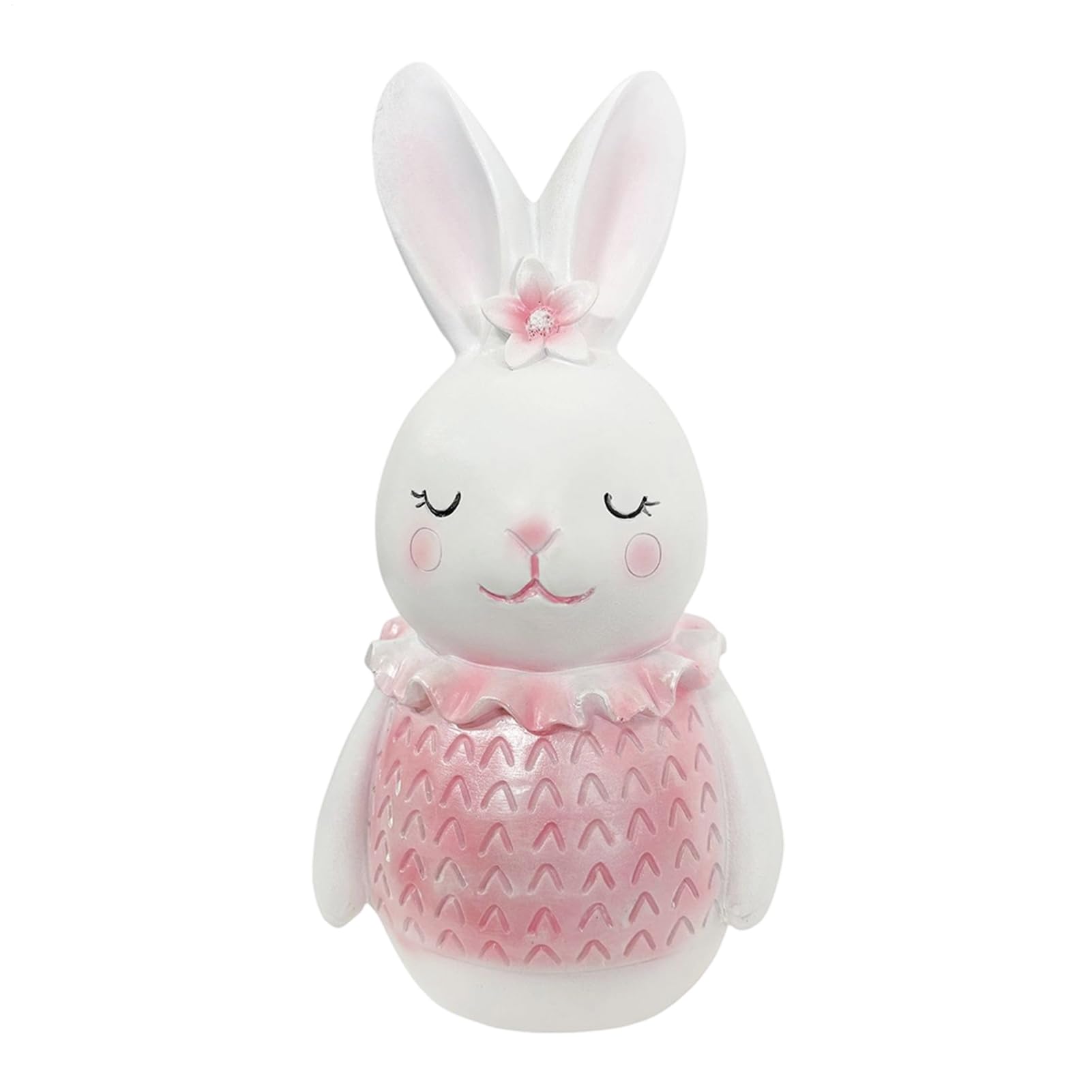 Figuras de conejo de Pascua: bonitas estatuas de resina para decoración del hogar y fiestas