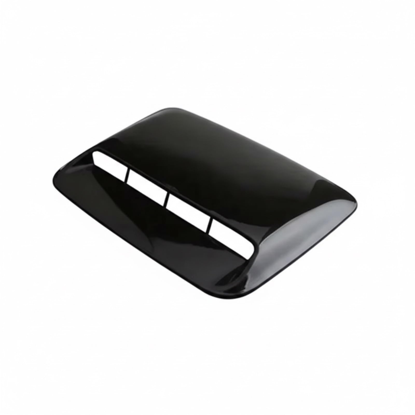 Rejilla Capó Pegatina Cubierta 40cm Universal Scoop Decorativo Admisión Flujo Aire Rejilla Ventilación Capó Bonnet Adaptado A Vehículos Planos(Black1,1pcs)