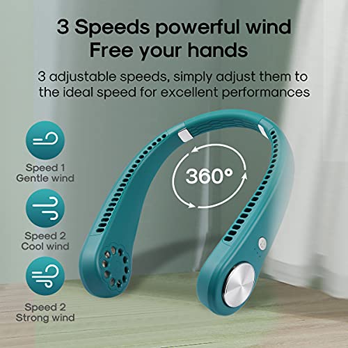 Mayeec Ventaglio appeso al collo, ventilatore