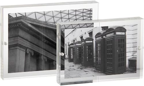 Acrylic Magnetic Block Frames - (4x6")